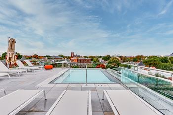 The Stanton roof deck and year-round pool